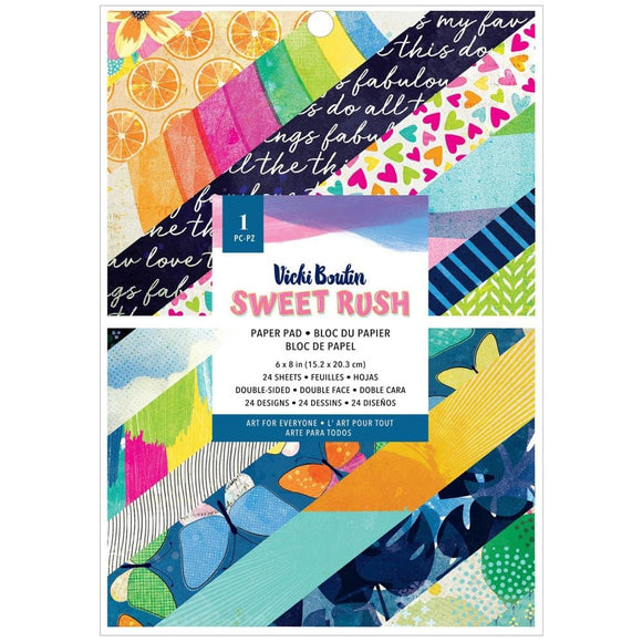 Scrapbooking  Vicki Boutin Sweet Rush Double-Sided Paper Pad 6