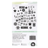 Scrapbooking  Vicki Boutin Evergreen & Holly Mixed Chipboard Stickers 60pk stickers