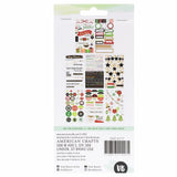 Scrapbooking  Vicki Boutin Evergreen & Holly Sticker Book W/Gold Foil Accents 235/Pkg stickers