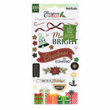 Scrapbooking  Vicki Boutin Evergreen & Holly Sticker Book W/Gold Foil Accents 235/Pkg stickers