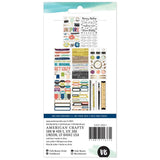 Scrapbooking  Vicki Boutin Print Shop Sticker Book W/Gold Foil Accents 238/Pkg stickers