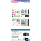 Scrapbooking  Vicki Boutin Sweet Rush Sticker Book W/Gold Foil 183/Pkg stickers