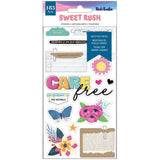 Scrapbooking  Vicki Boutin Sweet Rush Sticker Book W/Gold Foil 183/Pkg stickers