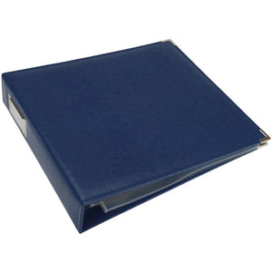 Scrapbooking  We R Classic Leather D-Ring Album 12"X12" Cobalt 12'x12" Albums