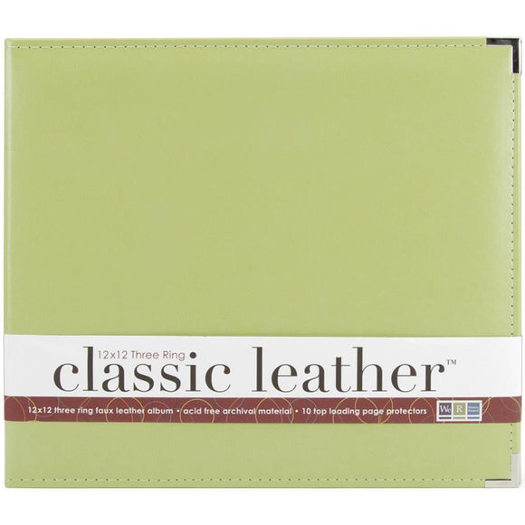 We R Memory Keepers Classic Leather D-Ring Album 12x12 Navy