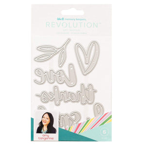 Scrapbooking  We R Memory Keepers Revolution Dies - Amy Tangerine Dies DIES