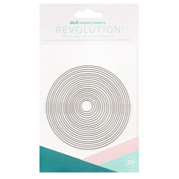 Scrapbooking  We R Memory Keepers Revolution Dies - Basic Circle Dies DIES