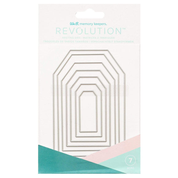 Scrapbooking  We R Memory Keepers Revolution Dies - Basic Tag Dies DIES