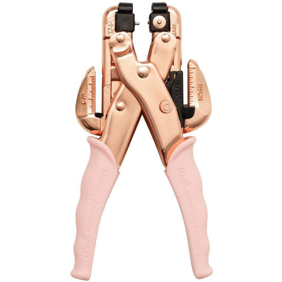 Scrapbooking  Crop-A-Dile Hole Punch & Eyelet Setter Rose Gold Punch