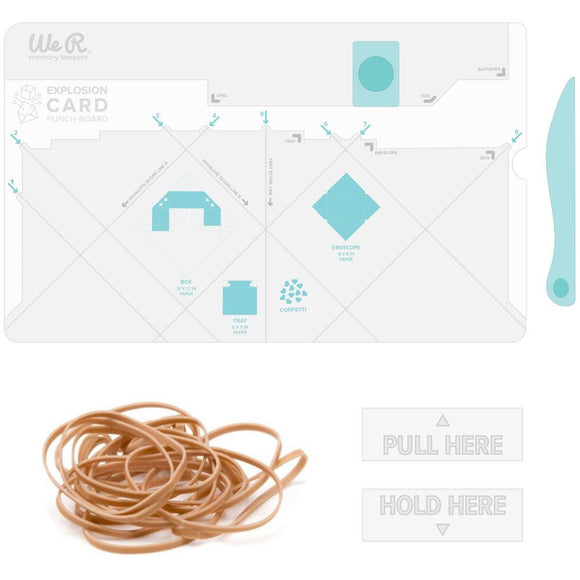 Scrapbooking  We R Memory Keepers Explosion Card Punch Board Punch