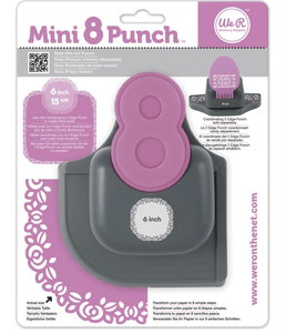 Scrapbooking  We R Memory Keepers Mini 8 Punch - Rose punch