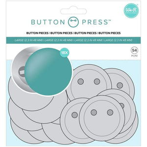 Scrapbooking  We R Memory Keepers Button Press Refill Pack 18/Pkg Large (58mm) tool