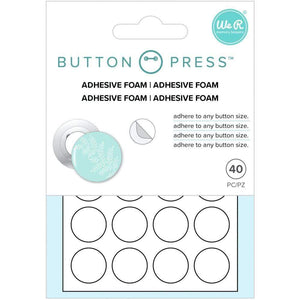 Scrapbooking  We R Memory Keepers Button Press Adhesive Foam 40/Pkg tools