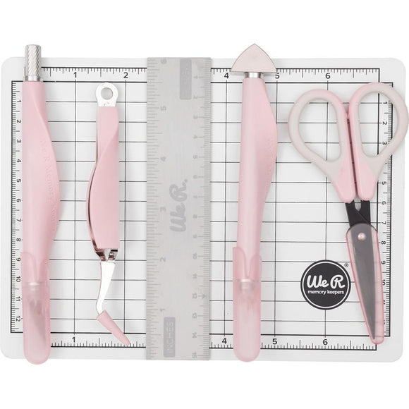 Scrapbooking  We R Memory Keepers Mini Tool Kit Pink tools