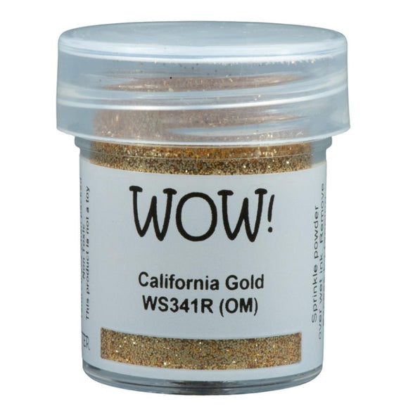 Scrapbooking  WOW! Glitter Embossing Powder - California Gold 15ml embossing
