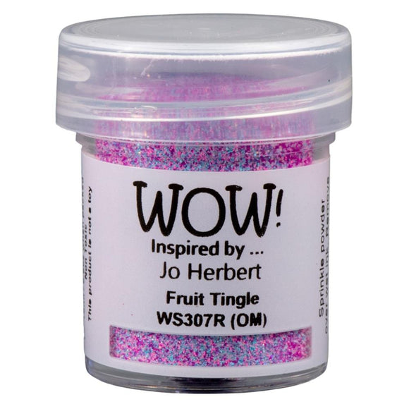 Scrapbooking  WOW! Glitter Embossing Powder - Fruit Tingle 15ml embossing