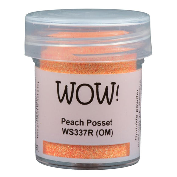 Scrapbooking  WOW! Glitter Embossing Powder - Peach Posset 15ml embossing
