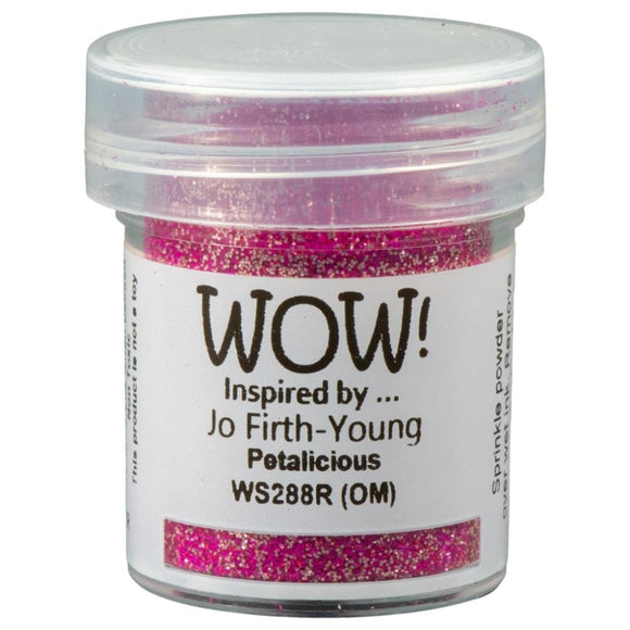 Scrapbooking  WOW! Glitter Embossing Powder - Petalicious 15ml embossing