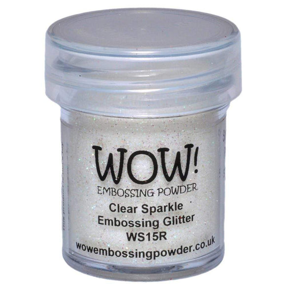 Scrapbooking  WOW! Embossing Powder 15ml Clear Sparkle Paper Collections 12x12