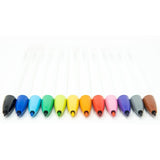 Scrapbooking  Zebra Click Art 0.6mm Bullet Point Marker Pens 12/Pkg Assorted Colors Pens